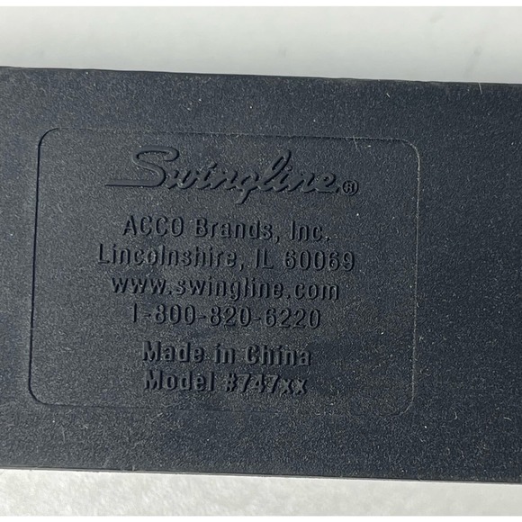 Vintage Swingline 747 Metal Stapler Black - Picture 3 of 3